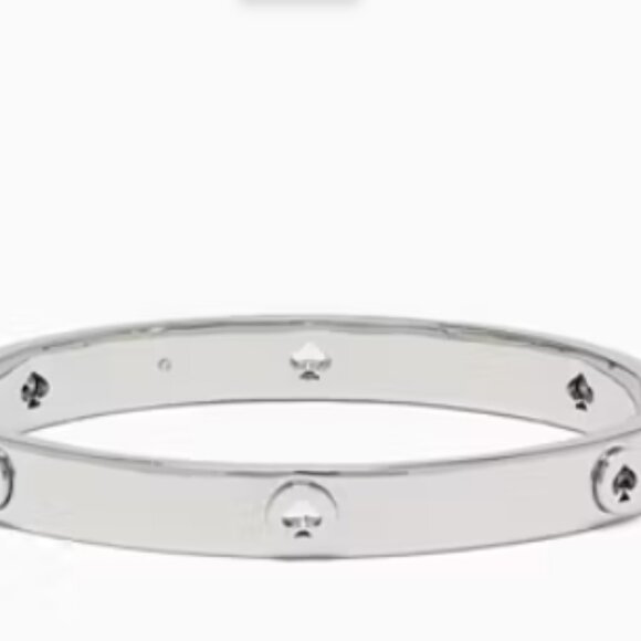 Kate Spade Spot the Spade Studded Hinged Bangle - Picture 2 of 4